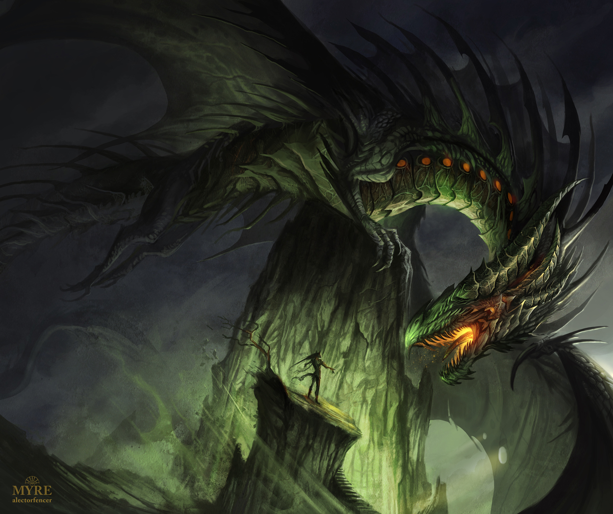 Myre-the Great Black Dragon