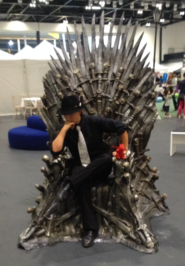 Obligatory Iron Throne pic. No Targaryens here: Dafydd is the real power.